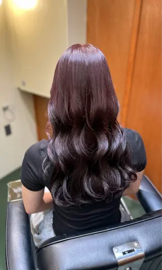 ロング iroha/名古屋/ 暖色カラー/髪質改善のヘアスタイル