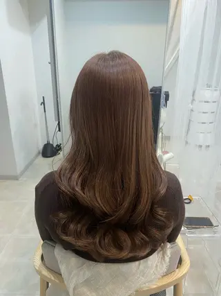 ロング 谷川 李奈のヘアスタイル