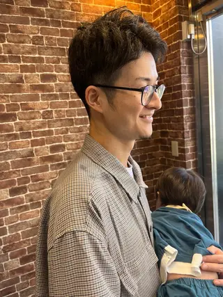 ショート カラー パーマ ヘアアレンジ メンズ キッズ ネイル マツエク・マツパ アイブロウ 久木原 ゆりのヘアスタイル