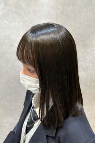 セミロング 【𝐀𝐬𝐡大森】 石崎竜祐のヘアスタイル