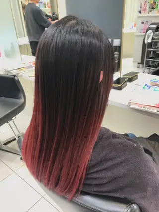 ミディアム カラー クロスパーマ松永裕久 似合わせカットのヘアスタイル