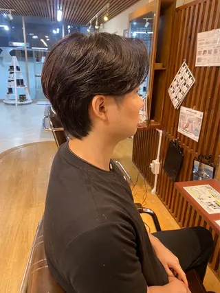 ショート メンズ/柏/パーマ/ チハヤのヘアスタイル