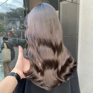 ロング カラー 山内 直英のヘアスタイル