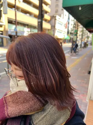 ミディアム カラー haru .のヘアスタイル