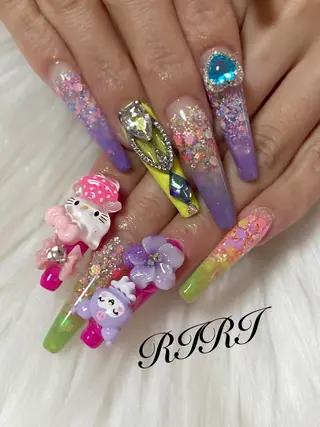 ネイル riri オーナーのネイルデザイン