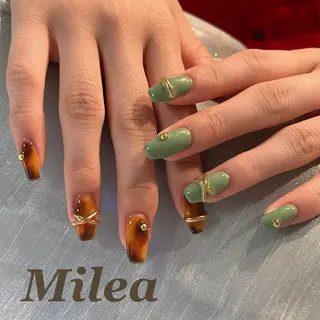 ネイル Milea🩵 Sayaka🪩のネイルデザイン