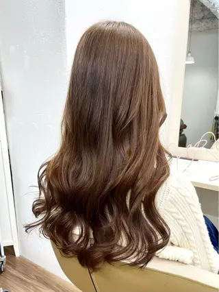 ロング カラー GLOSS 心斎橋 山上のヘアスタイル