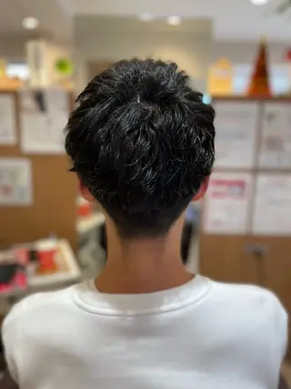 ショート パーマ メンズ L by first所属・ヘアスタイリスト 🔥aikoのヘアスタイル