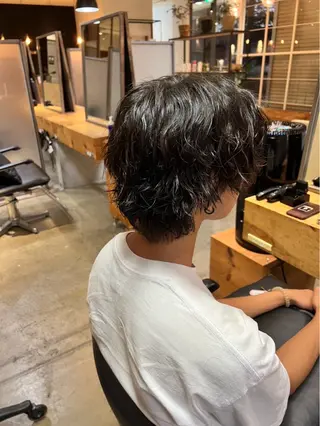 パーマ メンズ 辻 愛麗のヘアスタイル