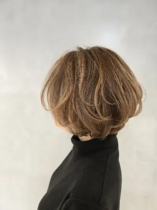 ショート パーマ ショート・ボブ✂️ 紅葉のヘアスタイル