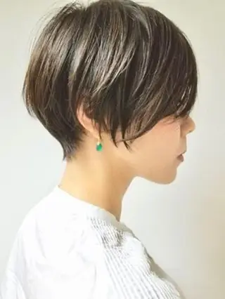 ショート カラー 吉田一輝 外国人パーマのヘアスタイル