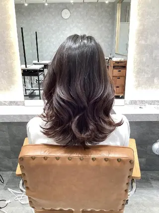 ミディアム 立松 佳祐のヘアスタイル