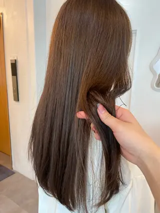 カラー ichika/福岡 /透明感カラー🤎のヘアスタイル