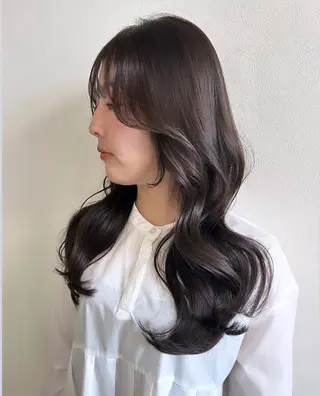 ロング カラー risako🇰🇷 韓国ヘア/レイヤーのヘアスタイル