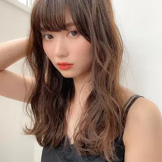 セミロング カラー 🏆ウルフ/レイヤー 指名No.1山口圭佑のヘアスタイル