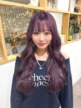 ロング merc.🧸🫧 平山莉子のヘアスタイル