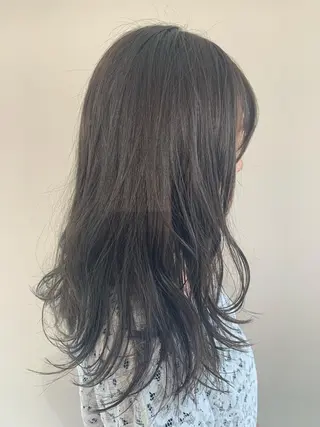 ロング カラー パーマ ヘアアレンジ 加藤 綾華のヘアスタイル