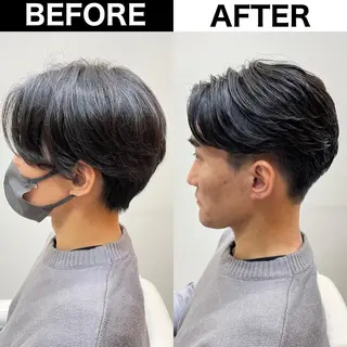 パーマ メンズ Soleria 田中慎一のヘアスタイル