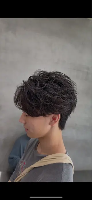 パーマ メンズ fifth 菅崎愛斗のヘアスタイル
