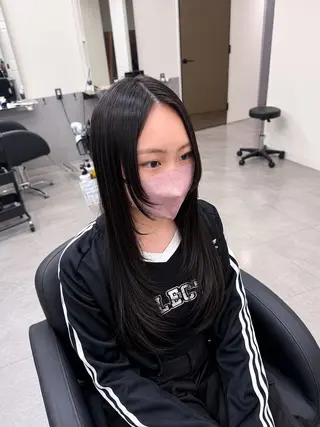 カラー 🫧とぅるん艶髪🫧 透明感カラー×猿渡のヘアスタイル