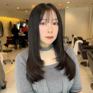 ロング モデル募集/カレン /レイヤーカットのヘアスタイル