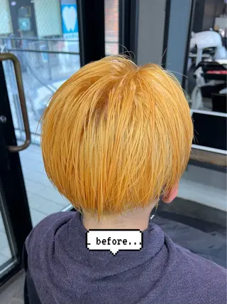 ショート メンズ 💘札幌クロスパーマ 髪質改善💘rinaのヘアスタイル