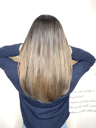 セミロング カラー パーマ ヘアアレンジ メンズ キッズ ネイル マツエク・マツパ 髪質改善 艶髪🔵ﾌｾﾅｵﾔのヘアスタイル