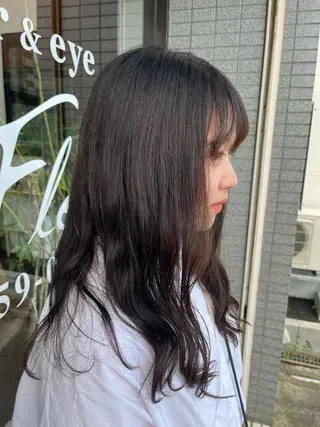 セミロング 立野 希沙のヘアスタイル