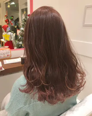 ロング カラー sano sayakaのヘアスタイル