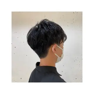 ショート パーマ メンズ 千葉駅徒歩1分✂︎ 宮内のヘアスタイル
