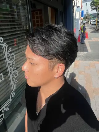 パーマ メンズ ヤシロケンタ メンズ特化のヘアスタイル