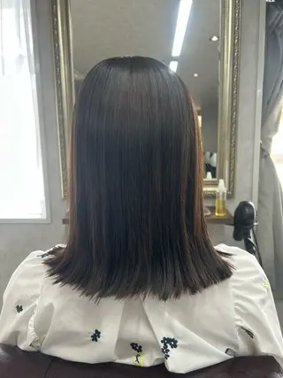 セミロング カラー Lien 深井店のヘアスタイル