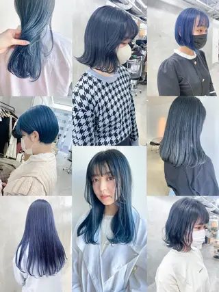 セミロング カラー レイヤーカット 🪩yurikaのヘアスタイル