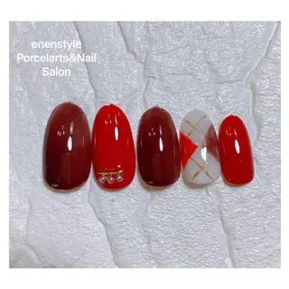 ミディアム ネイル 👑enen style👑のネイルデザイン