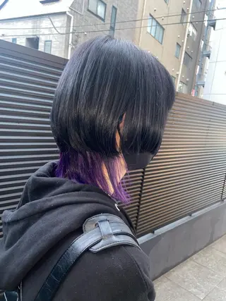 ミディアム レイヤーカット🖤 SAYAのヘアスタイル