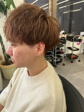 ショート パーマ メンズ 🐻千葉 碧和🐻のヘアスタイル