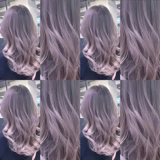 セミロング カラー 🧸ブリーチ特化/前 髪/しょうじりか🎀のヘアスタイル