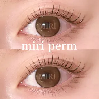 マツエク・マツパ まつげパーマ&アイブロウMIRI所属・🌷まつ毛パーマ 専門店MIRI 🌷のマツエク・マツパデザイン
