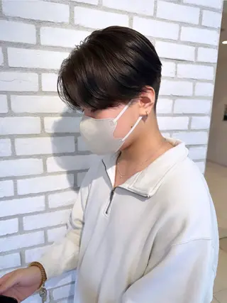 カラー パーマ メンズ 柔らか透明感カラー/ 内田圭祐のヘアスタイル