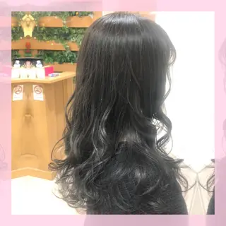 ミディアム カラー 🍒前川 🍒のヘアスタイル