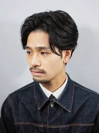 ショート パーマ 田場 彪太郎のヘアスタイル