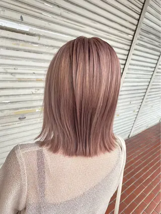 ミディアム カラー 鍵 魁斗のヘアスタイル