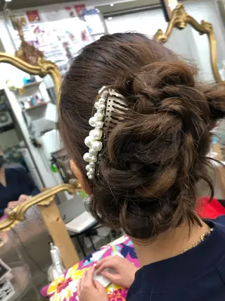 ヘアアレンジ プルエクステ/潤艶 最強矯正/西野入のヘアスタイル