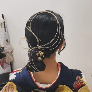 ヘアアレンジ ヘアセットサロン ココのヘアスタイル