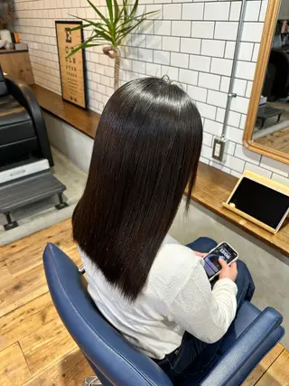 ミディアム 縮毛矯正＆髪質改善 特化/ゆいのヘアスタイル