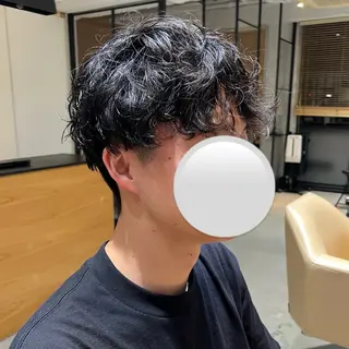 パーマ メンズ 峯田 優花のヘアスタイル