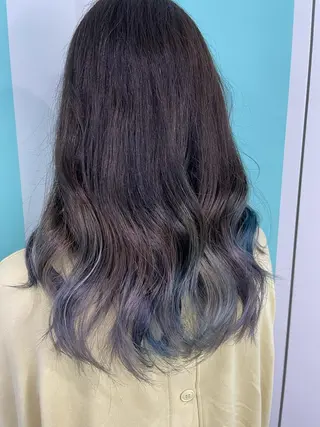 ロング 原 千景のヘアスタイル