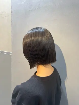 ショート 神戸ボブ✂️ ioe三宮/田 伸佳のヘアスタイル