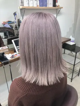 カラー ダブルスキルエクステ /羽エクステ白石宇由のヘアスタイル