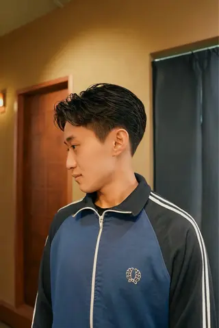 パーマ メンズ メンズ似合わせ タチカワユウキのヘアスタイル
